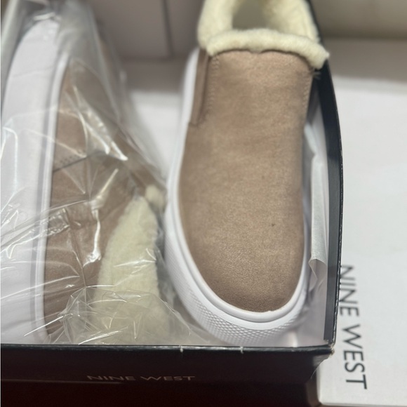 Nine West Women's Beige Slip-On Sneakers - Picture 1 of 3
